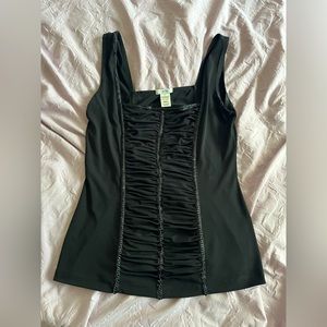 Black Caché Blouse